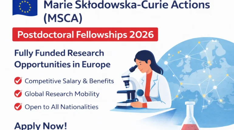 MSCA Postdoctoral Fellowships 2026 fully funded