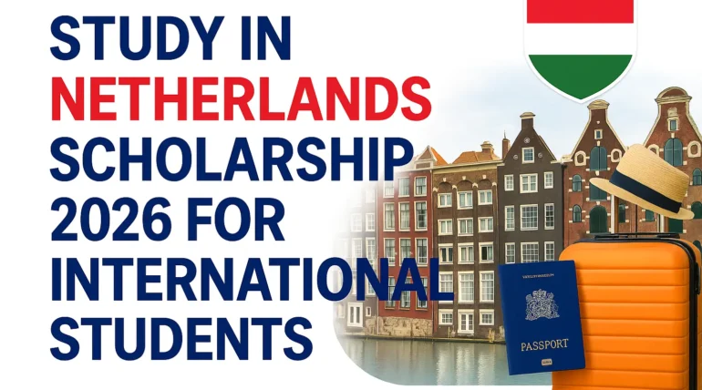🌍 Study in Netherlands Scholarship 2026 – NL Scholarship for International Students (Bachelor’s & Master’s)