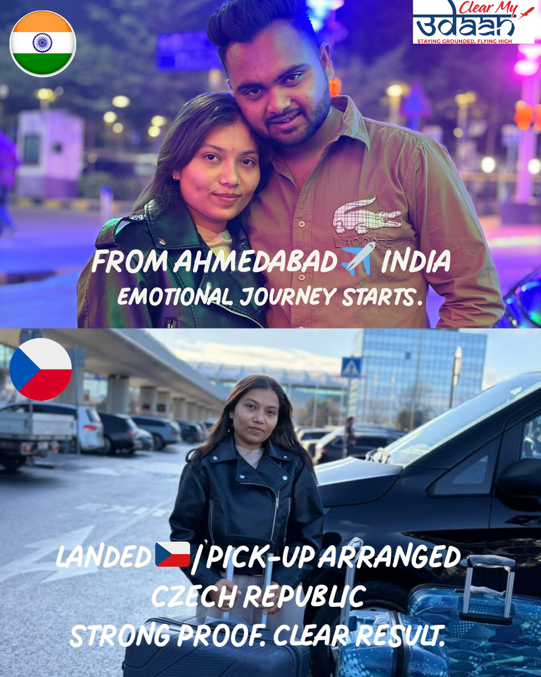 CHECZH REPUBLIC VISA WITH CLEAR RESULT